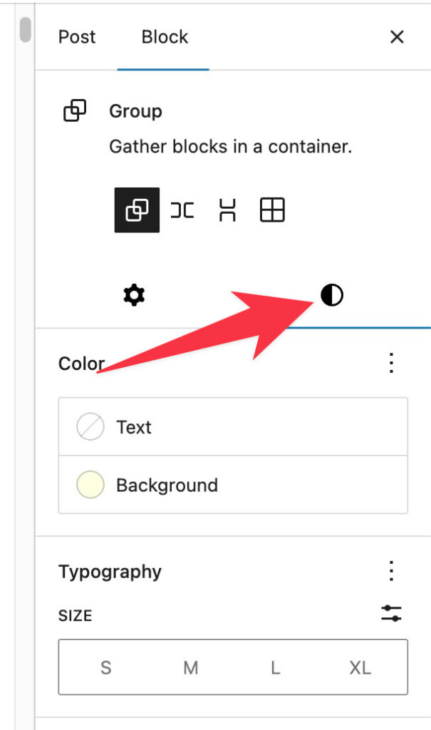 Group color