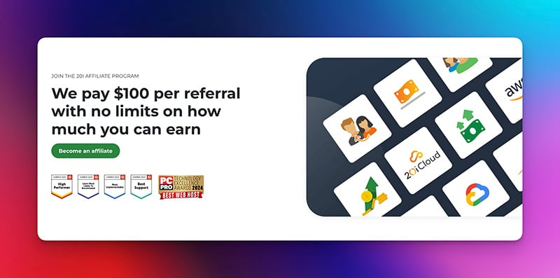 20i affiliate program page
