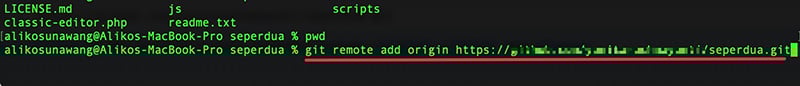 Adding remote repo in Git
