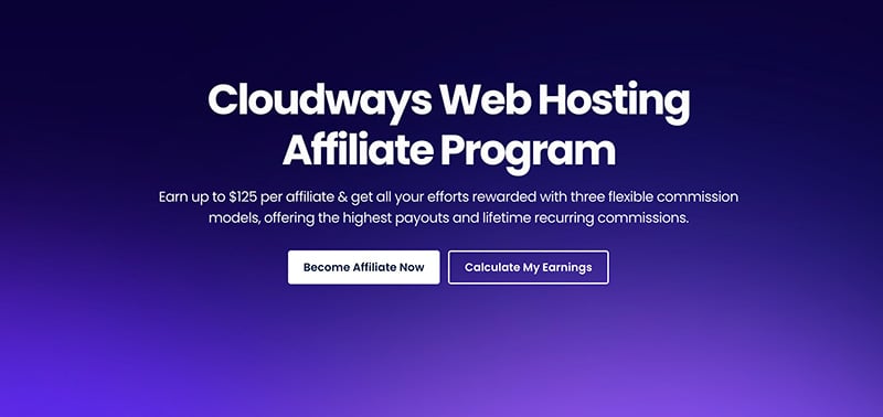 Cloudways Affiliate Page