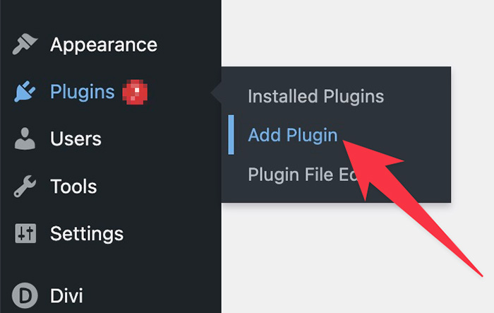 Adding a new plugin in WordPress