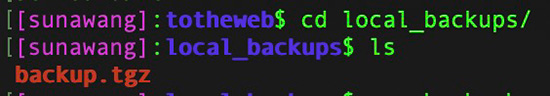 Backup file location in Cloudways