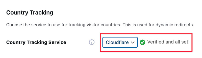 Country tracking feature add-on on LinkCentral