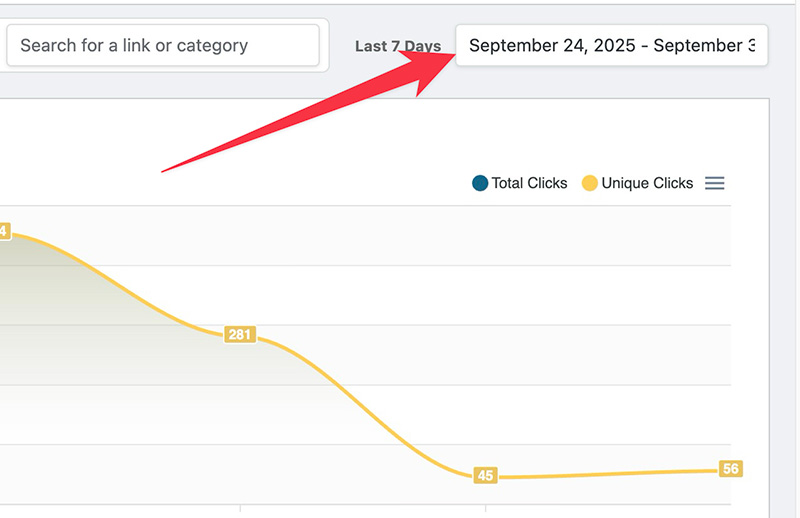 Filter reports by date